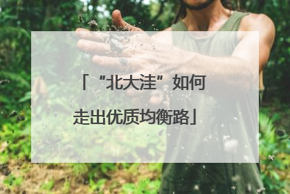 “北大洼”如何走出优质均衡路