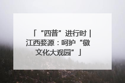 “四普”进行时｜江西婺源：呵护“徽文化大观园”