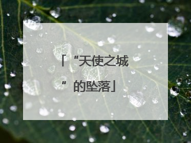 “天使之城”的坠落