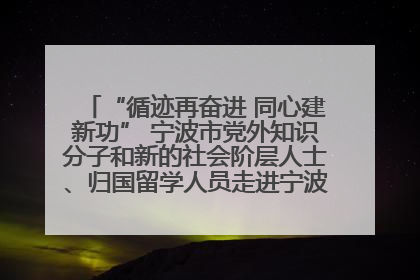 “循迹再奋进 同心建新功” 宁波市党外知识分子和新的社会阶层人士、归国留学人员走进宁波舟山港穿山港区