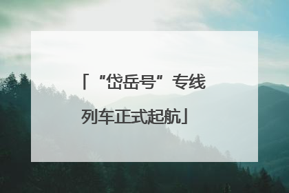 “岱岳号”专线列车正式起航