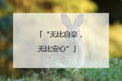 “无比自豪，无比安心”