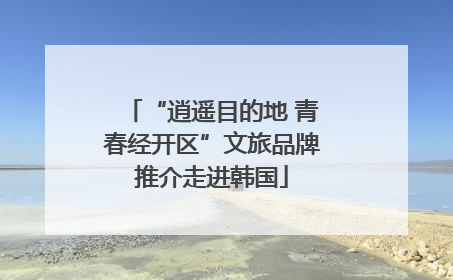 “逍遥目的地 青春经开区”文旅品牌推介走进韩国