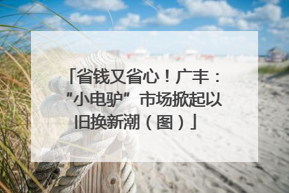 省钱又省心！广丰：“小电驴”市场掀起以旧换新潮（图）