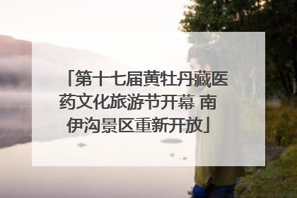 第十七届黄牡丹藏医药文化旅游节开幕 南伊沟景区重新开放