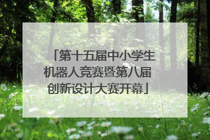 第十五届中小学生机器人竞赛暨第八届创新设计大赛开幕