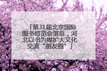 第31届北京国际图书博览会落幕，河北以书为媒扩大文化交流“朋友圈”
