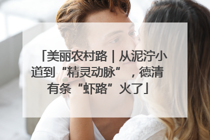 美丽农村路｜从泥泞小道到“精灵动脉”，德清有条“虾路”火了