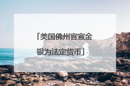 美国佛州官宣金银为法定货币