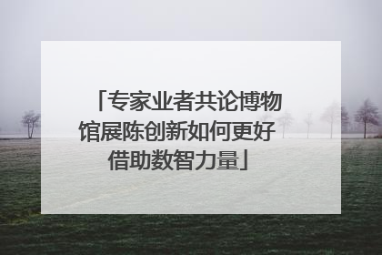 专家业者共论博物馆展陈创新如何更好借助数智力量