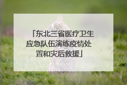 东北三省医疗卫生应急队伍演练疫情处置和灾后救援