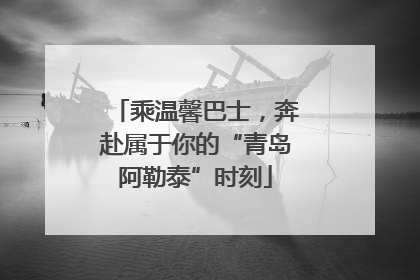 乘温馨巴士，奔赴属于你的“青岛阿勒泰”时刻