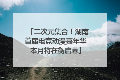 二次元集合！湖南首届电竞动漫嘉年华本月将在衡启幕