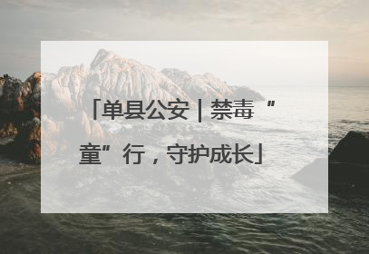 单县公安｜禁毒“童”行，守护成长