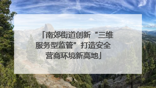 南郊街道创新“三维服务型监管”打造安全营商环境新高地
