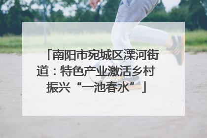 南阳市宛城区溧河街道：特色产业激活乡村振兴“一池春水”