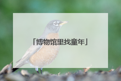 博物馆里找童年