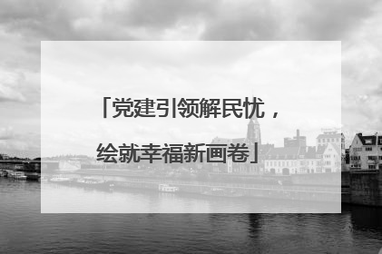 党建引领解民忧，绘就幸福新画卷