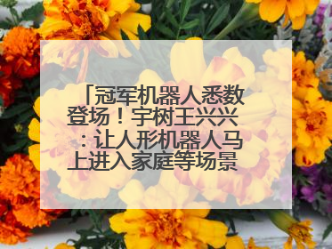 冠军机器人悉数登场！宇树王兴兴：让人形机器人马上进入家庭等场景并不现实