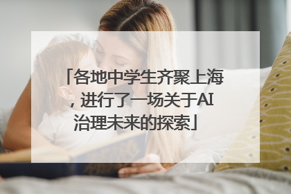 各地中学生齐聚上海，进行了一场关于AI治理未来的探索
