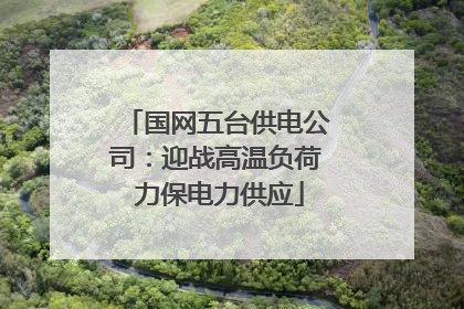 国网五台供电公司：迎战高温负荷 力保电力供应