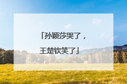 孙颖莎哭了，王楚钦笑了