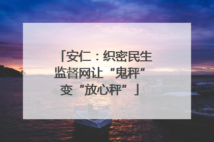 安仁：织密民生监督网让“鬼秤”变“放心秤”