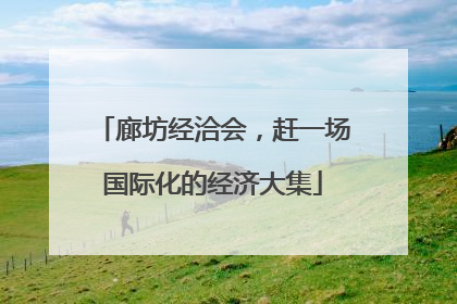 廊坊经洽会，赶一场国际化的经济大集
