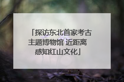 探访东北首家考古主题博物馆 近距离感知红山文化