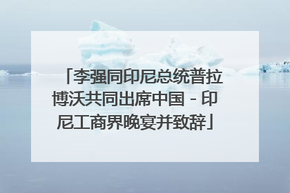 李强同印尼总统普拉博沃共同出席中国－印尼工商界晚宴并致辞