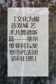 文化为媒连双城 艺术共舞谱新篇——塞尔维亚科瓦契察市代表团访问日照