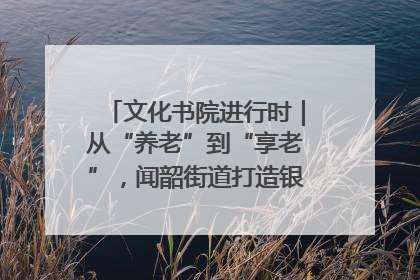 文化书院进行时｜从“养老”到“享老”，闻韶街道打造银龄幸福新图景