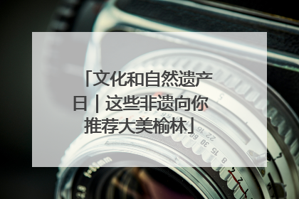 文化和自然遗产日｜这些非遗向你推荐大美榆林