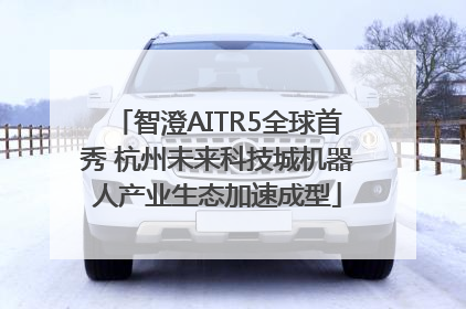 智澄AITR5全球首秀 杭州未来科技城机器人产业生态加速成型