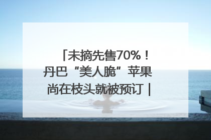 未摘先售70%！丹巴“美人脆”苹果尚在枝头就被预订｜长征路上看四川