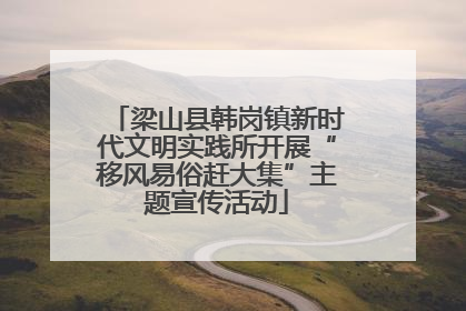 梁山县韩岗镇新时代文明实践所开展“移风易俗赶大集”主题宣传活动