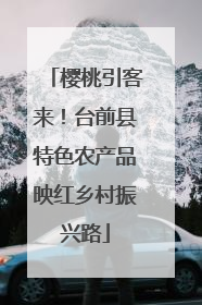 樱桃引客来！台前县特色农产品映红乡村振兴路