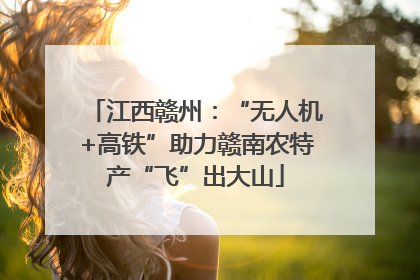 江西赣州：“无人机+高铁”助力赣南农特产“飞”出大山