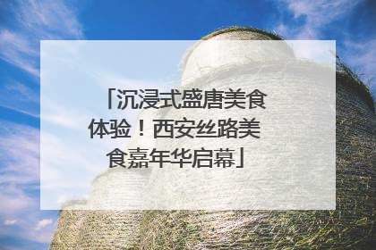 沉浸式盛唐美食体验！西安丝路美食嘉年华启幕