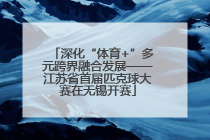 深化“体育+”多元跨界融合发展——江苏省首届匹克球大赛在无锡开赛