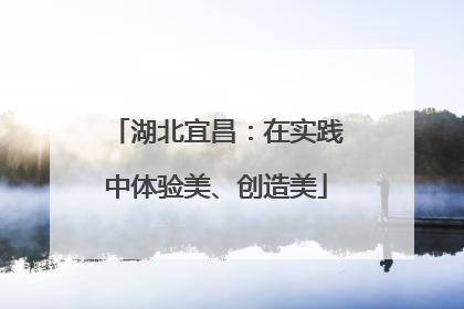 湖北宜昌：在实践中体验美、创造美