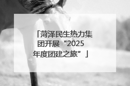 菏泽民生热力集团开展“2025年度团建之旅”