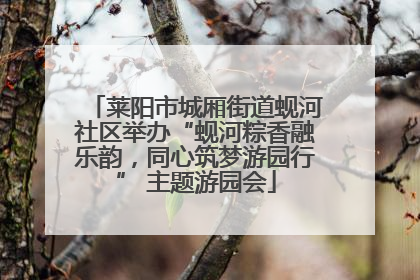 莱阳市城厢街道蚬河社区举办“蚬河粽香融乐韵，同心筑梦游园行” 主题游园会
