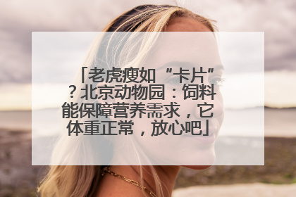 老虎瘦如“卡片”？北京动物园：饲料能保障营养需求，它体重正常，放心吧