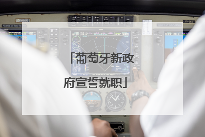 葡萄牙新政府宣誓就职