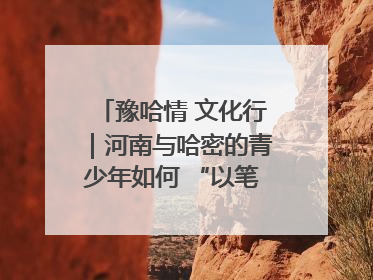 豫哈情 文化行｜河南与哈密的青少年如何 “以笔会友”？这场书画展藏着答案