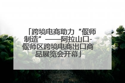 跨境电商助力“偃师制造”——阿拉山口-偃师区跨境电商出口商品展览会开幕