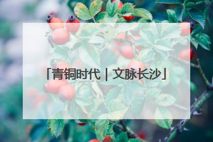 青铜时代｜文脉长沙