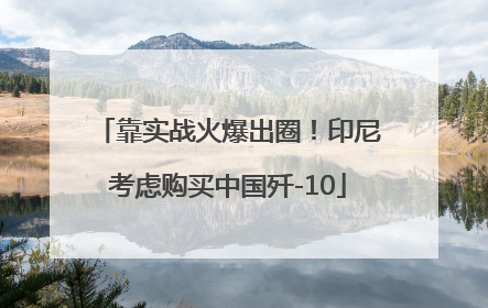 靠实战火爆出圈！印尼考虑购买中国歼-10