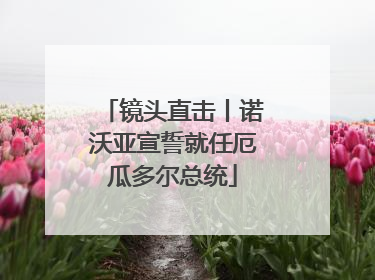 镜头直击丨诺沃亚宣誓就任厄瓜多尔总统